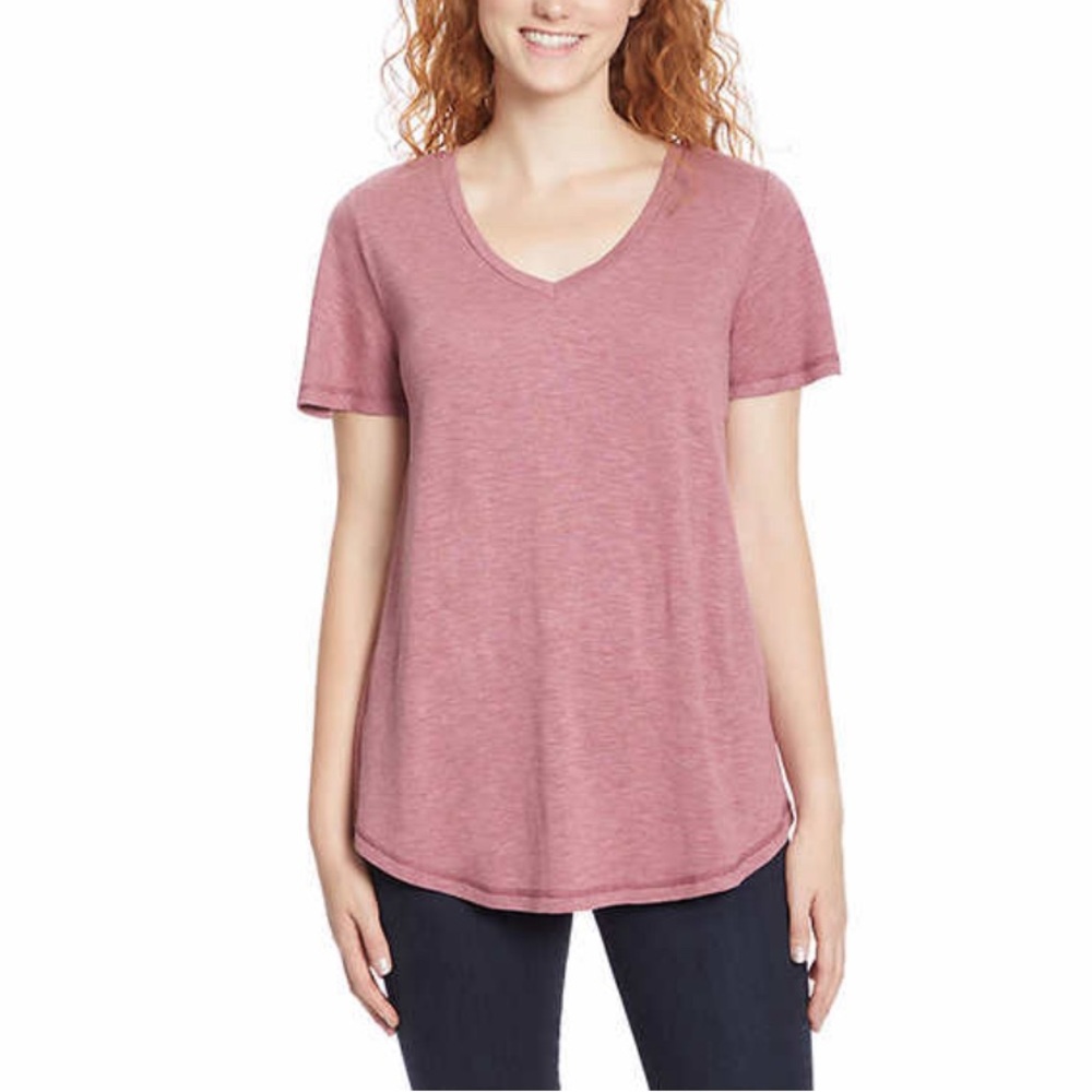 NWT Jessica Simpson flutter tee Pink